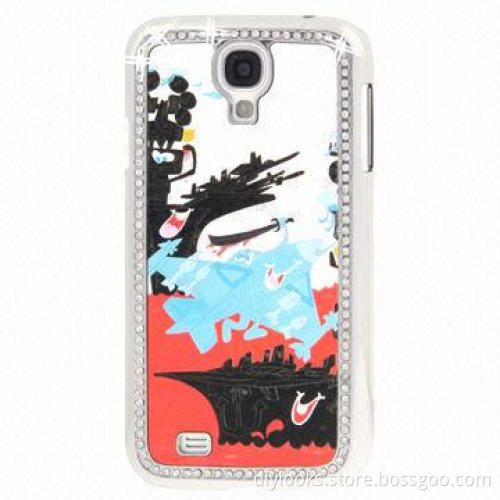 Art Pattern Diamond Plating Skinning Plastic Case for Samsung Galaxy S IV